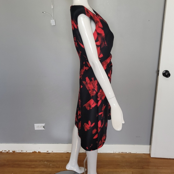 Karl Lagerfeld Neoprene Ruched Dress, VGUC, Size 10 - Picture 3 of 8